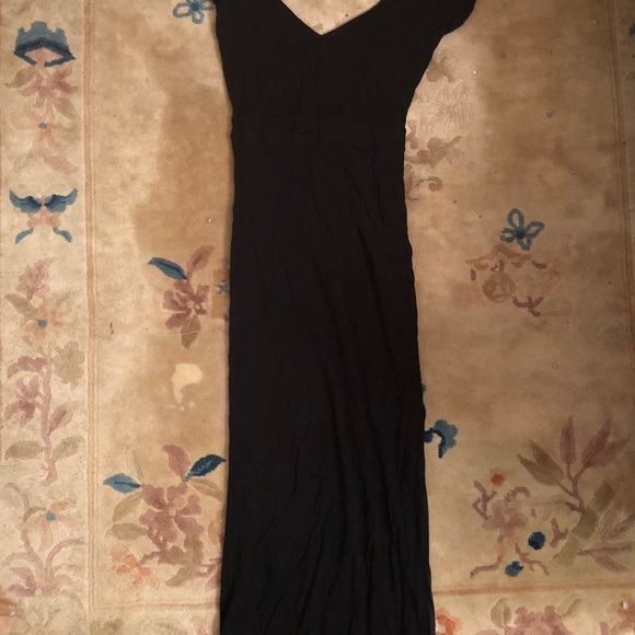 NWOT Stella +Jamie Backless Black formal Dress SzM - Picture 4 of 5